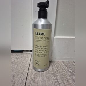 AG CARE BALANCE Apple Cider Vinegar Sulfate-Free Shampoo. Vegan. Healthy Hair